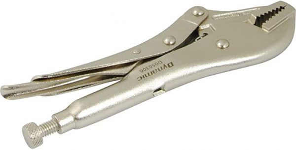 D055306 Dynamic Tools Locking Pliers with Straight Jaws, 7"