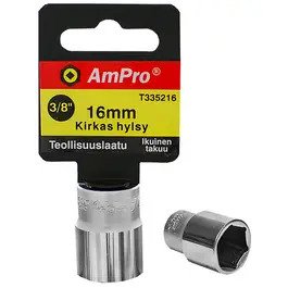 SOCKET 3/8" DR X 16MM 6PT