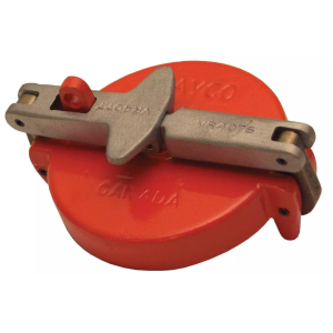 4" Orange Vapor Cap Alum Bronze Cam Arms Petroleum